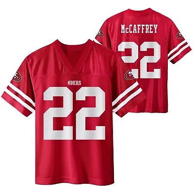 Christian McCaffrey San Francisco 49ers Youth 8-20 Player Jersey #22 (MISPRINT) • $29.99