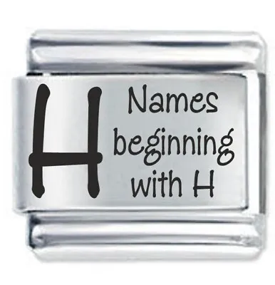 H Names - Daisy Charm For 9mm Italian Modular Charm Bracelets • £4.45