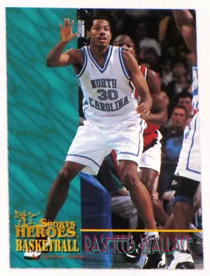 1995-96 Signature Rookies Sports Heroes Rasheed Wallace #4 Rookie RC • $0.99