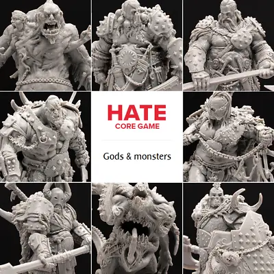 Multi-listing - Gods & Monsters Kickstarter Exclusive HATE Miniatures Game CMON • £14