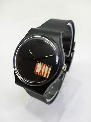 VINTAGE Swatch GB175 Way Out 34mm Swiss Made Watch NOS • $59.99