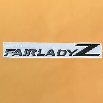 Silver & Black FAIRLADY Z Car Trunk Badge Sticker 3D Emblem Decal For 370Z 350Z • $13.99