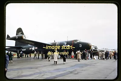 Navy 131443 Lockheed P2V-5 Neptune Aircraft In 1950s Kodachrome Slide N3b • $59.99