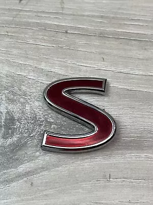 ✅2010 - 2024 Infiniti G37 Q50 Q60 Rear Trunk  “s” Emblem Logo Badge Symbol Sport • $22.45