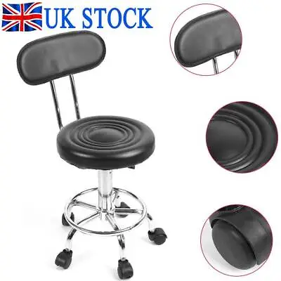 Beauty Spa Salon Stool Barber Tattoo Adjustable Salon Hairdressing Styling Chair • £26.99