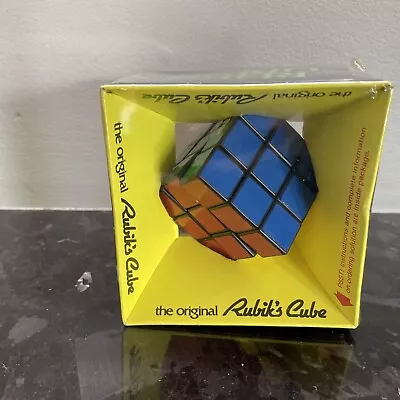 Vintage 1980 The Original Rubik's Cube By Ideal NEW Shrink Wrapped - SEALED • $49.99