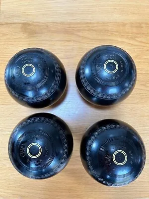 Thomas Taylor Set Lawn Bowls Size 5 BIBC A00 • £15