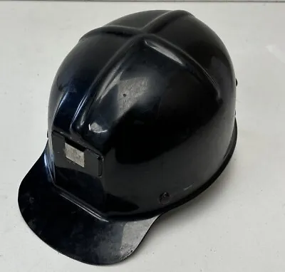 Vintage MSA Comfo Cap Miners Helmet Black Low Vein 6-1/2 Through 7-3/8 • $139.99