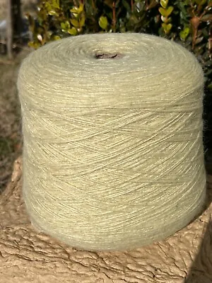 Beautiful Light Green/Yellow Cone Peruvian Alpaca/Merino/Nylon Yarn Mix 2lb 2oz • $28