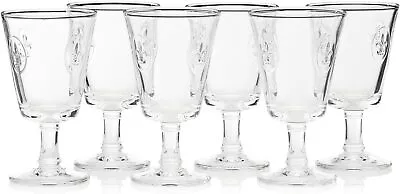 La Rochere Set Of 6 8.5-ounce Fleur De Lys Stemmed Glasses Clear  • $106.38