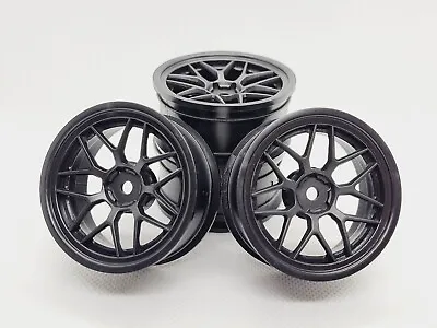 RC Car Wheel Rims Set 3mm Offset 1/10 Touring/Drift Car - 31mm Width • £8.50