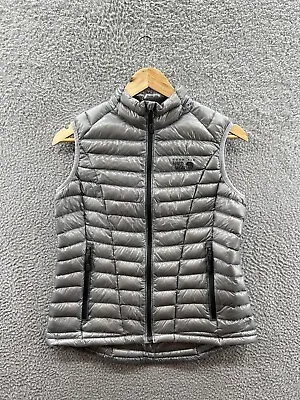 Mountain Hardwear Down Vest Ghost Whisperer 800 Fill Q Shield Grey Adult Size • $99.99