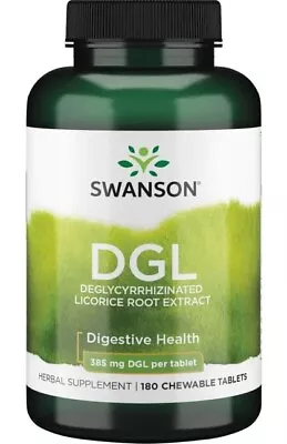 Swanson DGL: Licorice Support For GI Health - 100 Tablets • £19.40