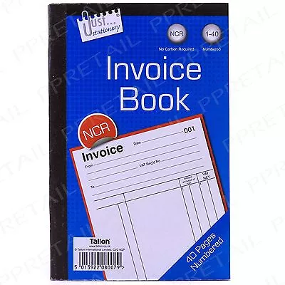 Just Stationery NCR Invoice Book 8007 • £2.99