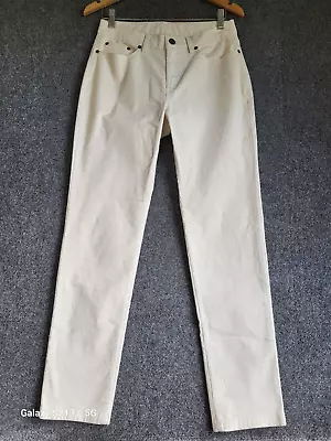 Brooks Brothers Women's Corduroy Pants Marshmallow Size 4 Straight Leg Mid Rise • $29.99