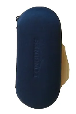 Genuine Longines Blue Watch Service Box Travel Case Coffin With Zip & Foam • £14