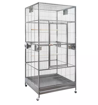 YES4PETS XXL 203cm Macaw Parrot Aviary Bird Cat Pet Cage On Wheels  • $499.99