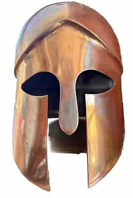 Large And Heavy Solid Bronze Greek Corinthian Helmet • $200