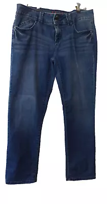 ELLE Jeans Women's Cropped Ankle Stretch Size 8 Blue 34 X 27 • $12.99