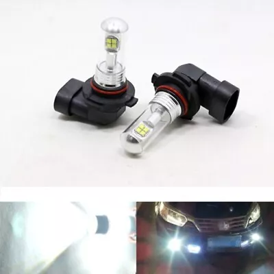 2x 9006 HB4 80W 6000K White 2800lm CREE LED Fog DRL Light Bulb Lamps • $26.88