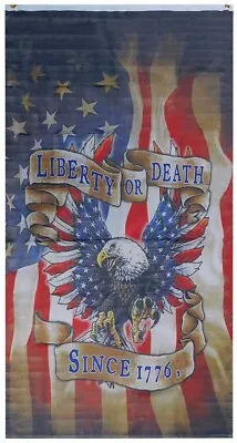 Liberty Or Death Since 1776 USA Vintage Vertical 100D 3x5 Woven Poly Nylon Flag • $9.88