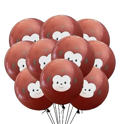 12ct Monkey Theme Birthday Party Balloons Latex 12  Baby Shower Event Décor • $11.99