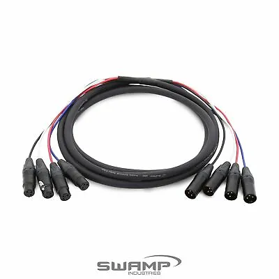 SWAMP Premium 4-channel XLR Audio Snake Cable Loom - 150cm • £68.18