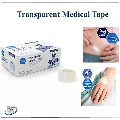 Transpore Type Clear Medical Tape Surgical Tape Tearable Breathable 1  X 10 Yd • $8.25