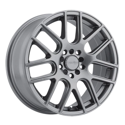 $138 • Buy 1 New 17X7.5 40 5X100/114.3 Vision Cross Gun Metal Wheels/Rims 17 Inch 20744