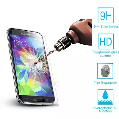 Tempered Glass Screen Protector Film For Samsung Galaxy Mega 5.8 Duos I9152 X • $6.82