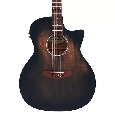 D'Angelico Premier Series Gramercy LS Grand Auditiorium A/E Guitar Agd Trans Blk • $339.99