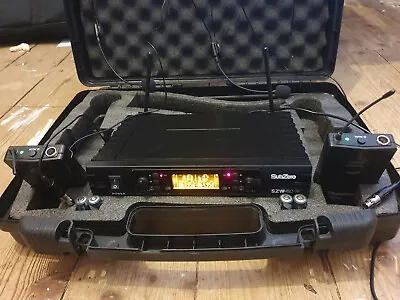 SubZero SZW-50 Headset Wireless Microphone System - No Lavelier Mics - USED • £45