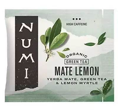 Numi Organic Tea Mate Lemon 36 Count (Pack Of 1) Box Of Tea Bags Yerba Mate • £14.71