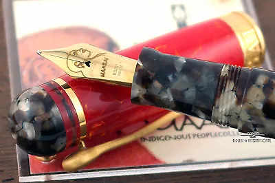 Delta Indigenous Peoples 'Maasai' LE Vermeil Fountain Pen #1880/1880 - B Nib • $2500