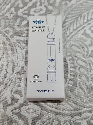 Olight OKNIFE Owhistle Titanium EDC Mini Whistle For Emergency Blue • $10.95