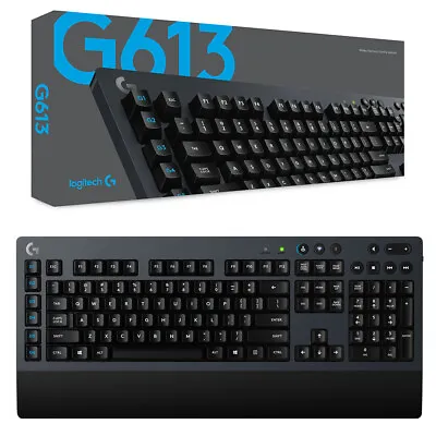 $142.95 • Buy Logitech G613 Wireless Mechanical Gaming Keyboard