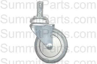 4  Laundry Cart Caster Wheel Round Post Fits R&b Wire - C87 Rb87g Cstr87g • $8.75