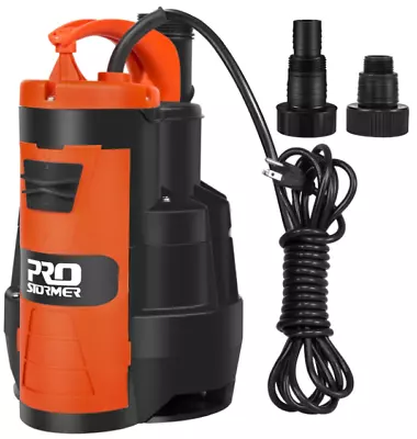 Sump Pump Prostormer 3500 GPH 1HP Submersible Clean/Dirty Water Pump • $59.99