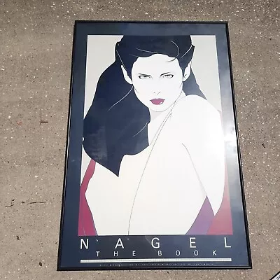 Vintage Patrick Nagel The Book 1981 Santa Monica Framed Poster Art Print 36x24  • $144