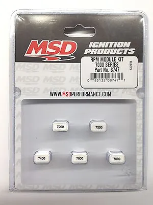 MSD 8747 - MSD Ignition 7000RPM-7800RPM Module Kit- Rev Limiter Pill Kit-Even • $51.30