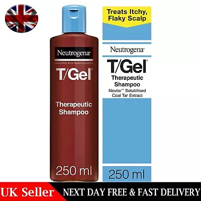 Neutrogena T/Gel Shampoo Therapeutic Treatment For Scalp 250ml 125ml UK • £11.95