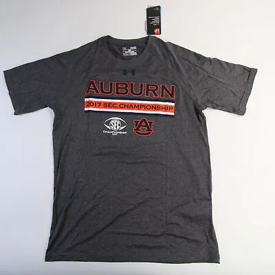 Auburn Tigers Under Armour HeatGear Short Sleeve Shirt Men's Gray New • $6.90