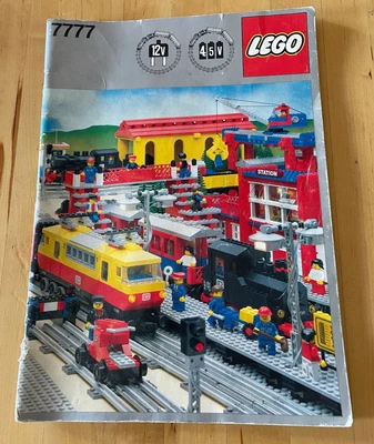 £26.40 • Buy LEGO 7777 Railroad Belly Book/Ideas Booklet From 1981 For 12 Volts