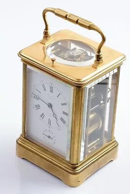 Leroy And Fils French Carriage Repeater Alarm Sonnerie Carriage Clock With Case • $1300