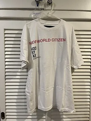 Hood By Air Hba White T Shirt One Size Worn And Washed No Damage Or Flaw • $175