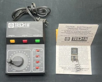 Vintage MRC Tech II Loco-Motion 2500 Model Train Control-Power's On But Untested • $39.99