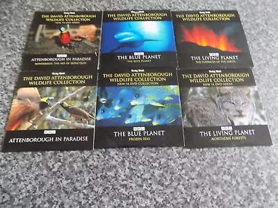 THE DAVID ATTENBOROUGH WILDLIFE COLLECTION 25 DVDs • £11.50