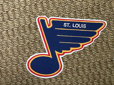 $17.99 • Buy Vtg St. Louis Blues NHL Large Crest Jersey 9 1/2  X 12” Jersey Game Patch New