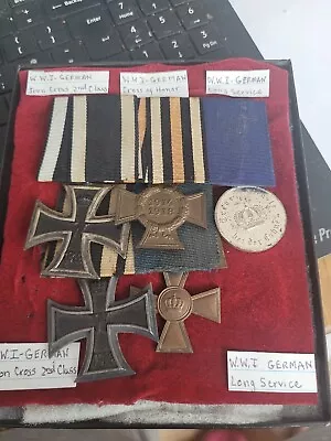 £239.95 • Buy WW1 GERMAN IRON CROSS 2nd CLASS COMBAT AWARDS ORIGINAL MEDALS COLLECTION RARE