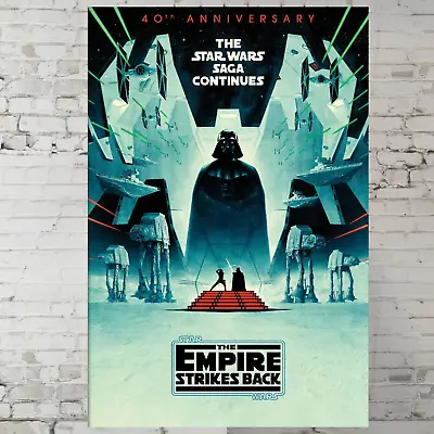 Star Wars Poster The Empire Strikes Back 40Th Anniversary Poster 11x17  Wall Art • $14.90